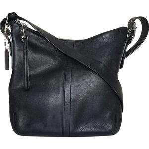 Coach Vintage Legacy Slim Duffle Black Leather 9326